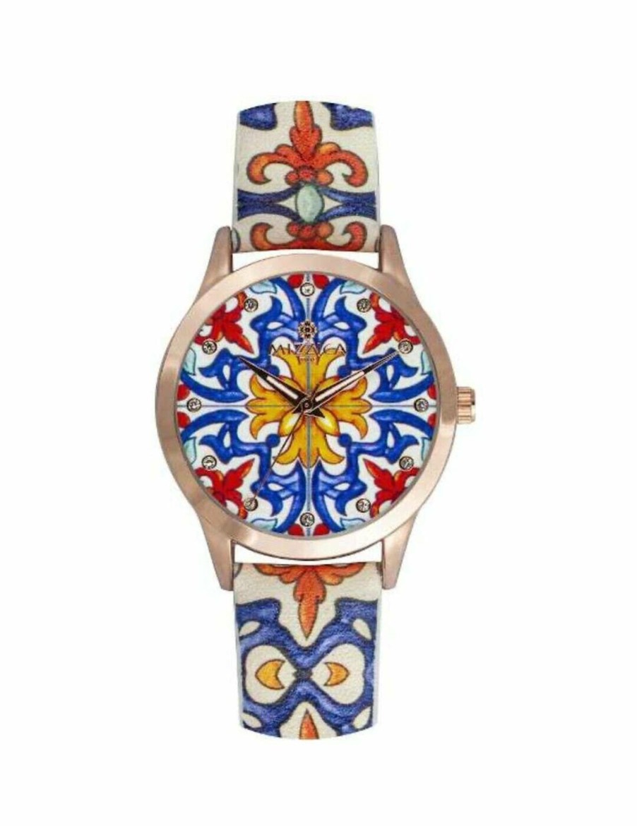 Mizzica Time Orologi Crisafi Gioielli | Orologio Mizzica Maiolica Puntale Mb108